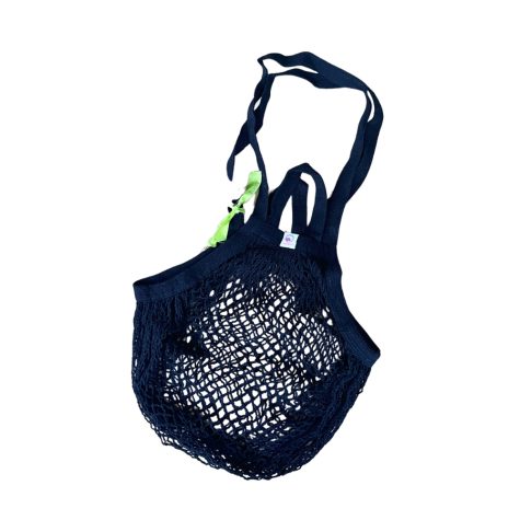 Bag-again boodschappennetje black katoen en herbruikbaar