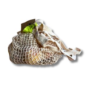 Bag-again boodschappennetje natural katoen en herbruikbaar