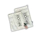 Bag-again katoenen broodzakken maat S en L met bedrukking BROOD