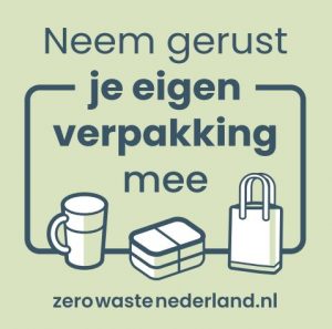 sticker zero waste nederland Bag-again zero waste shop