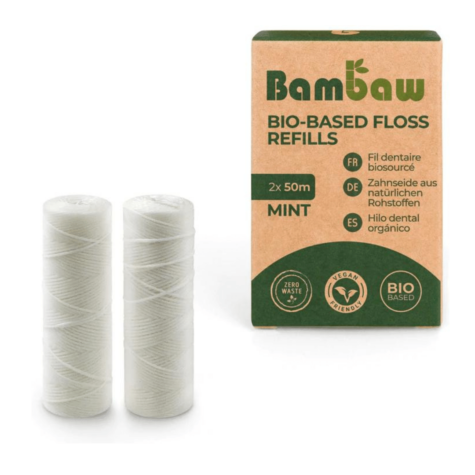 bambaw floss bioplastic refill Bag-again zero waste webshop