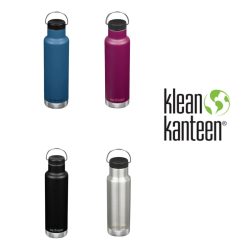 Klean Kanteen isolated rvs plasticvrije drinkfles bij Bag-again zero waste webshop