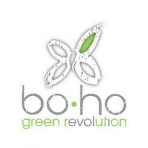 boho green make-up logo Bag-again