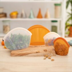 Hugger Bag siliconen zakje plasticvrij en herbruikbaar Bag-again zero waste webshop