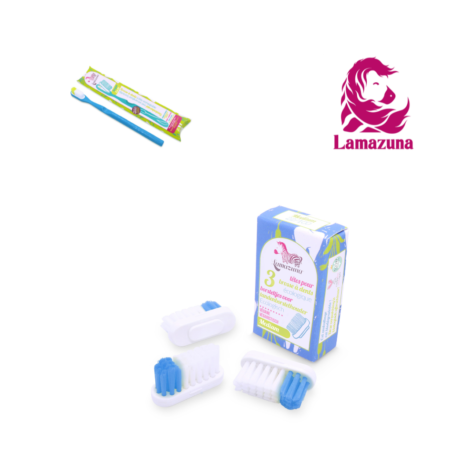 Lamazuna borsteltjes voor tandenborstel Bag-again zero waste webshop