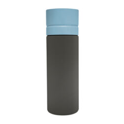 Circular bottle grey blue bij Bag-again zero waste webshop