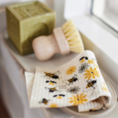 happy eco swedish dishcloth zweedse vaatdoek bij Bag-again zero waste webshop