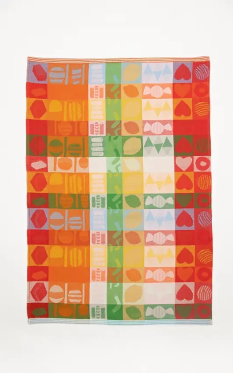 Foekje fleur theedoek en handdoek set bij Bag-again zero waste webshop