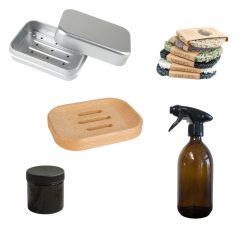 Blikjes, potjes, flesjes, soaplifts, zeepplankjes