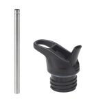 Klean Kanteen rvs drinkfles flipsportdop rvs rietje bij Bag-again zero waste webshop