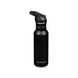 Klean Kanteen rvs drinkfles black flipsportdop bij Bag-again zero waste webshop