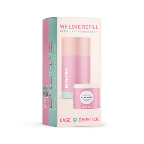 Ben & Anna Navulbare Deodorant Starterset – Case + Refill Stick bij Bag-again zero waste webshop