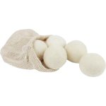 Duurzame Wol Drogerballen – 5 Stuks – Herbruikbaar & Plasticvrij Alternatief