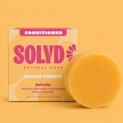 Solyd conditionerbar mango papaya bij Bag-again zero waste webshop