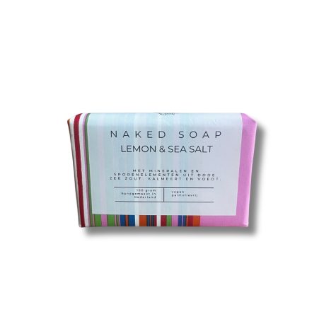 Naked soap lemon sea salt bij Bag-again zero waste webshop