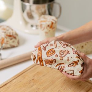 bee's wrap bread xxl bijenwasdoek voor brood bij Bag-again zero waste webshop